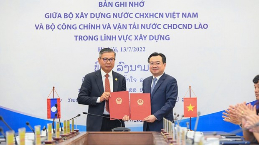 Vietnam, Laos enhance collaboration in construction